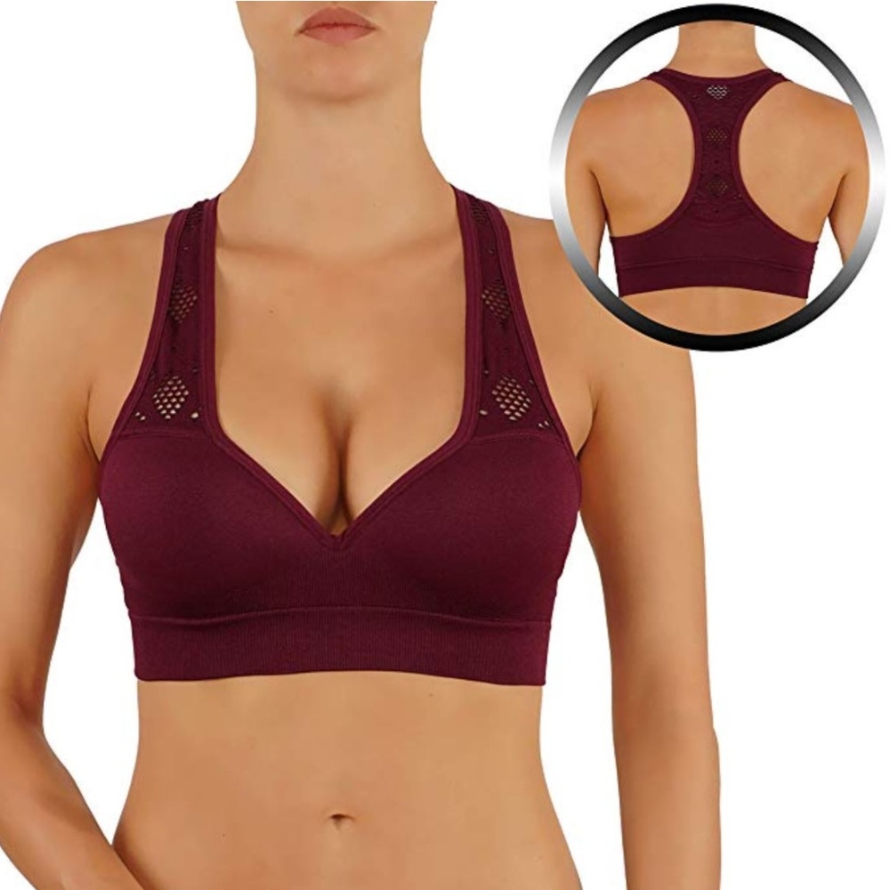 Push Up Bra Women's Yoga Crop Top Sports